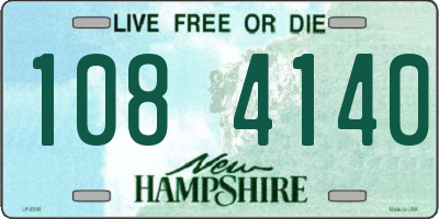 NH license plate 1084140