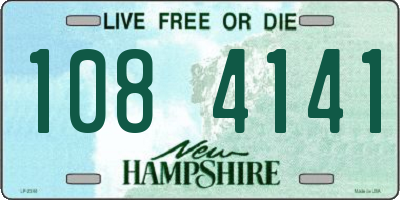 NH license plate 1084141
