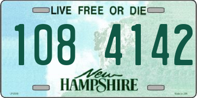 NH license plate 1084142