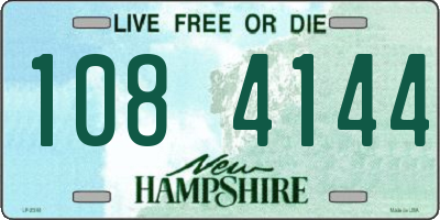 NH license plate 1084144