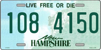 NH license plate 1084150