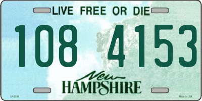 NH license plate 1084153