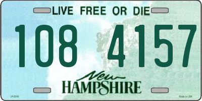 NH license plate 1084157