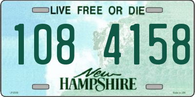 NH license plate 1084158