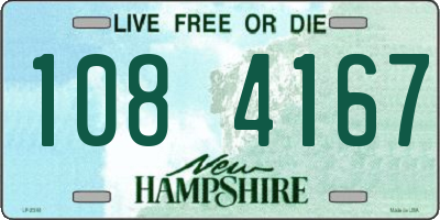 NH license plate 1084167