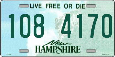 NH license plate 1084170