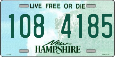 NH license plate 1084185