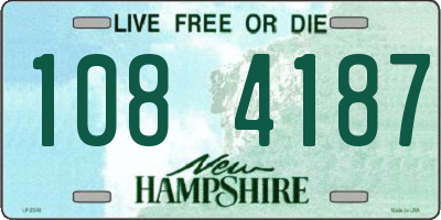 NH license plate 1084187