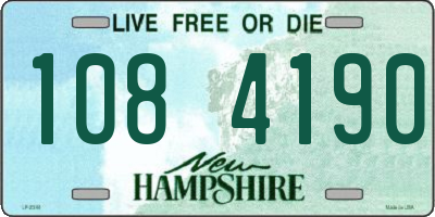 NH license plate 1084190