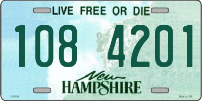 NH license plate 1084201