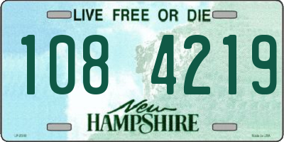 NH license plate 1084219