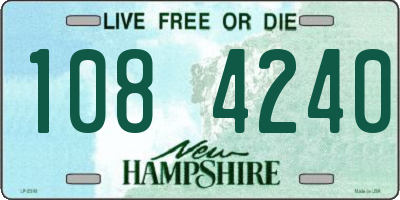 NH license plate 1084240