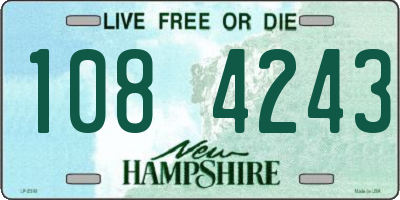 NH license plate 1084243