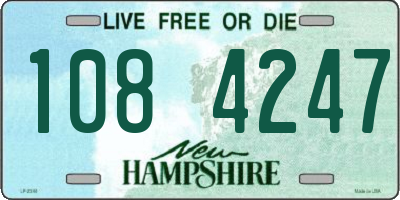 NH license plate 1084247