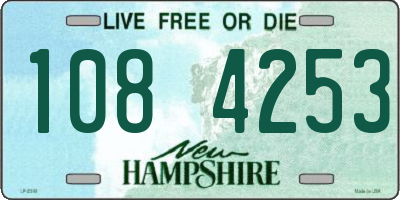 NH license plate 1084253
