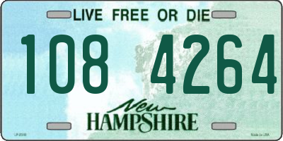 NH license plate 1084264