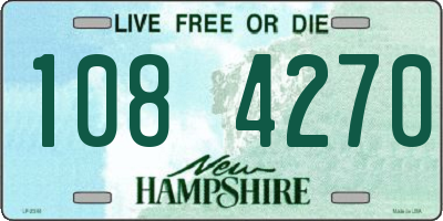 NH license plate 1084270