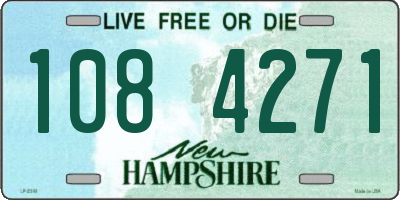 NH license plate 1084271