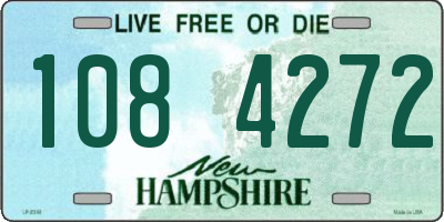 NH license plate 1084272