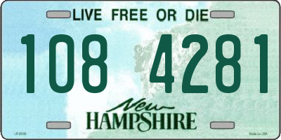 NH license plate 1084281