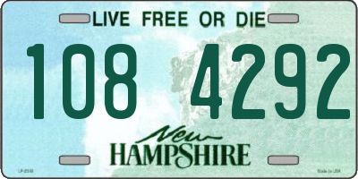 NH license plate 1084292