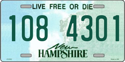NH license plate 1084301