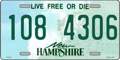 NH license plate 1084306