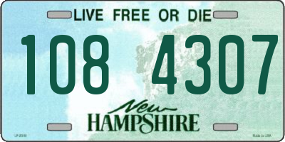 NH license plate 1084307