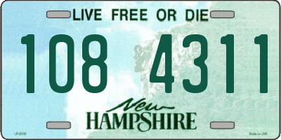 NH license plate 1084311