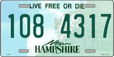 NH license plate 1084317