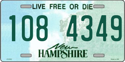 NH license plate 1084349