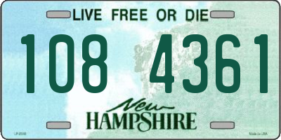 NH license plate 1084361