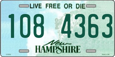 NH license plate 1084363