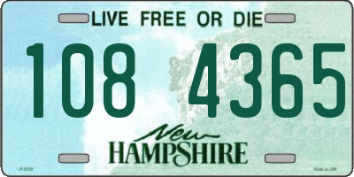 NH license plate 1084365