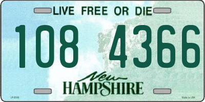 NH license plate 1084366