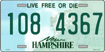 NH license plate 1084367