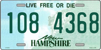 NH license plate 1084368