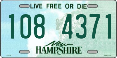 NH license plate 1084371