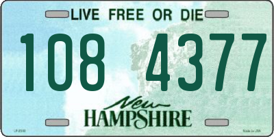 NH license plate 1084377