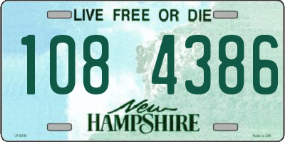 NH license plate 1084386