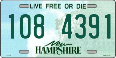 NH license plate 1084391