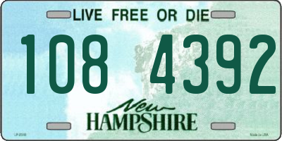 NH license plate 1084392