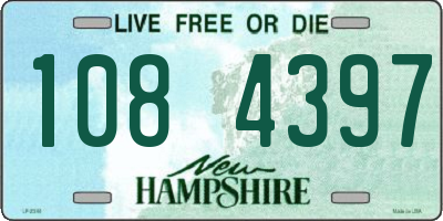 NH license plate 1084397