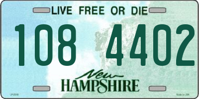 NH license plate 1084402