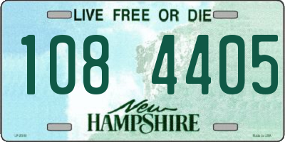 NH license plate 1084405