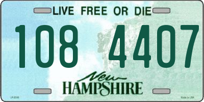 NH license plate 1084407