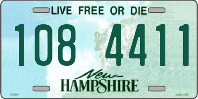 NH license plate 1084411