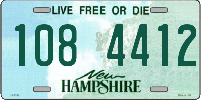 NH license plate 1084412