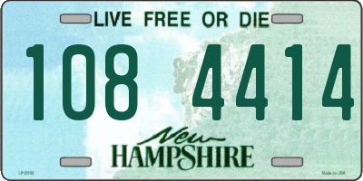 NH license plate 1084414