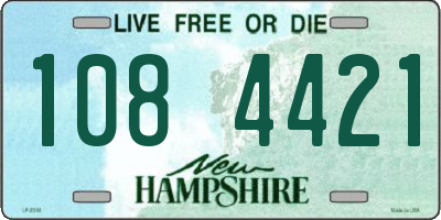 NH license plate 1084421